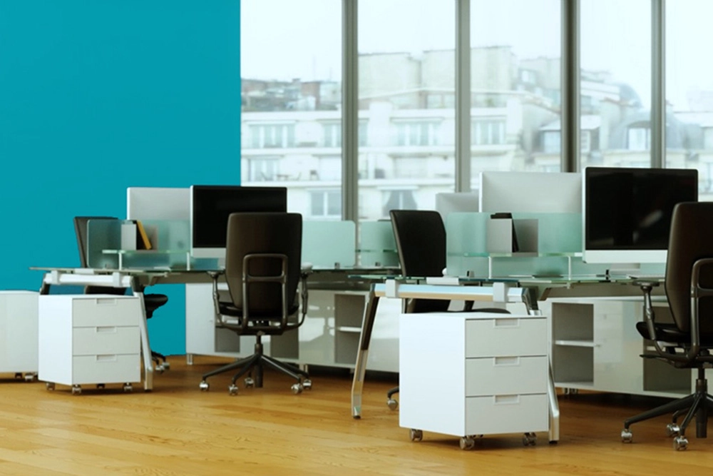 Clean new office after renovation